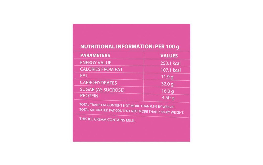 Baskin Robbins Premium Ice Cream Gold Medal Ribbon   Pack  450 millilitre